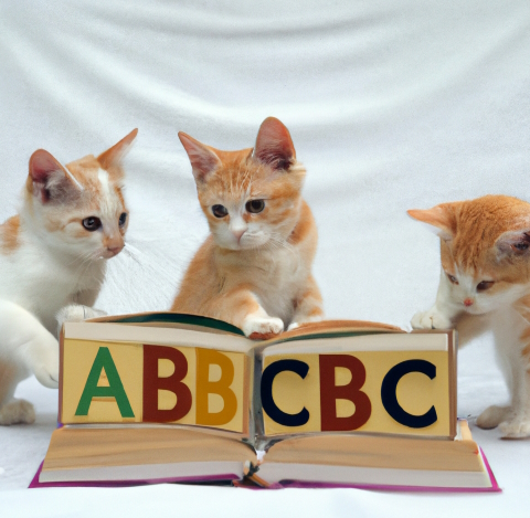 Three cats studying ABC book.jpg